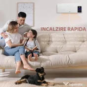 Homcom incalzitor Electric de Perete – 1000/2000W, Timer & Oscilatie 