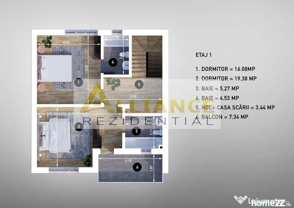 Casa Tip Duplex P+1 Strada AstrelorÂ