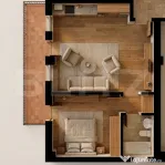 Ap. 2 Camere 41 mp + Balcon | Rate la Dezvoltator | Burdujen