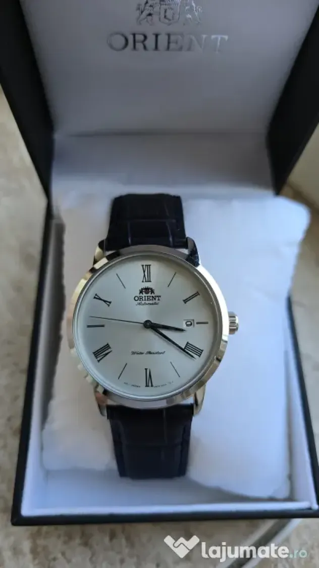Ceas Orient automatic, Arata ca nou, folosit de maxim 2 ori. nu mai am garantia