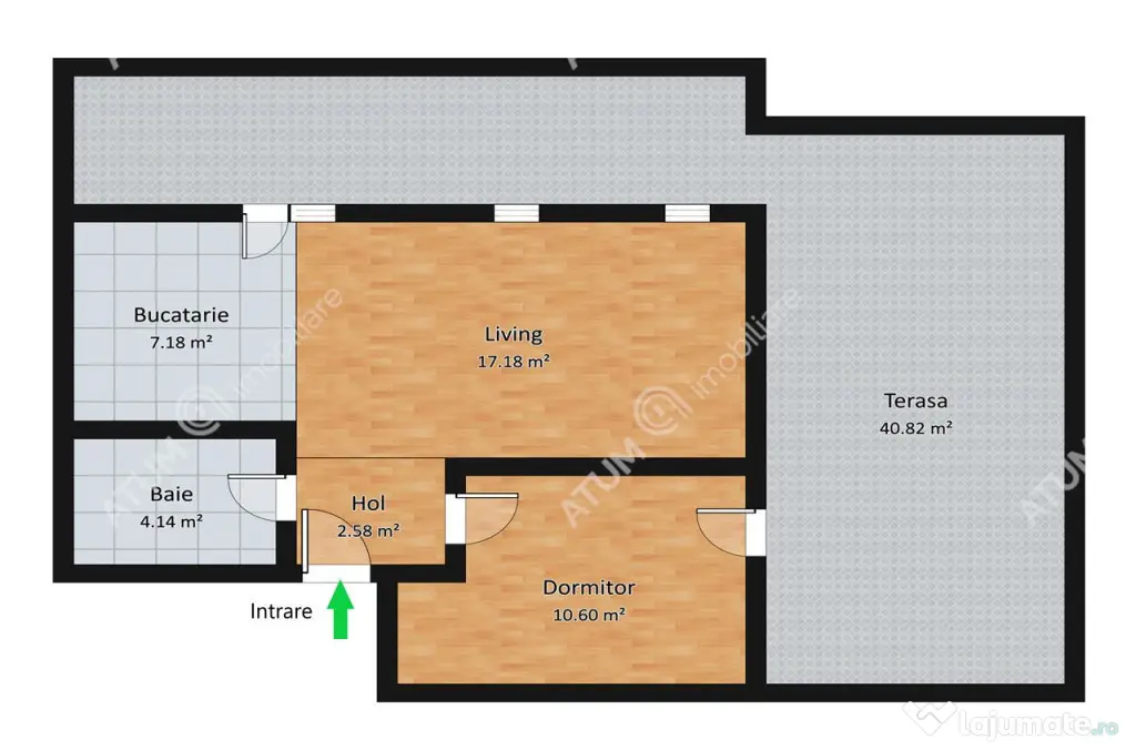Apartament 2 camere terasa 2 locuri parcare zona Vasile Aaro