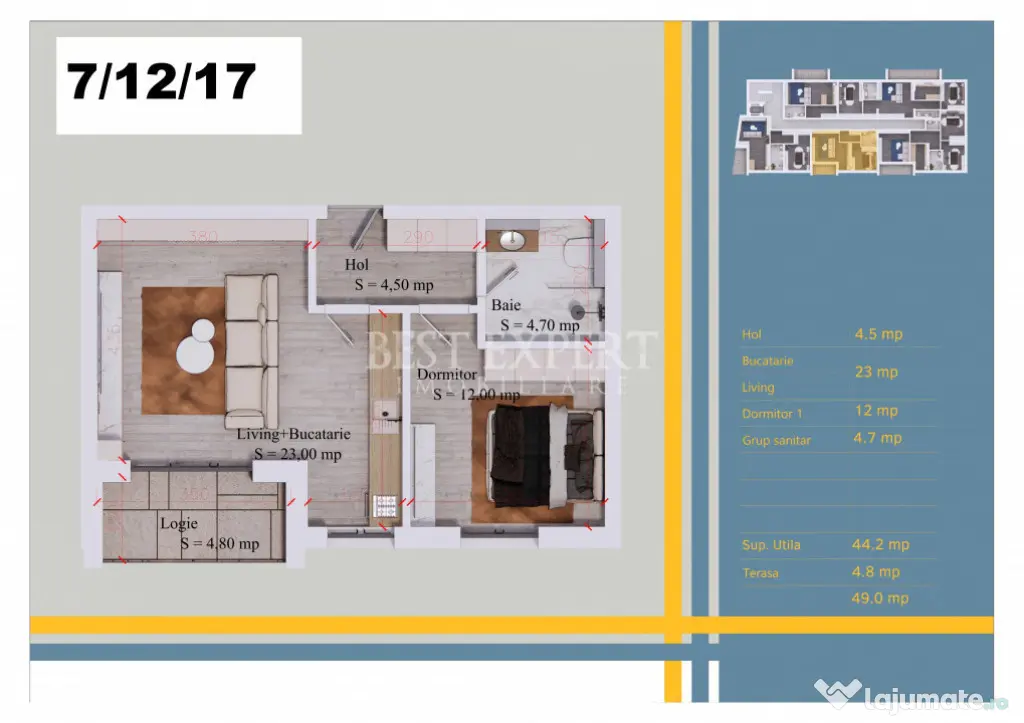 2 Camere Nou | Centrală Proprie | Încălzire în Pardoseal