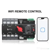 ATS trifazat Comutator panouri fotovoltaice Generator WIFI 125A