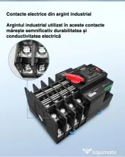 ATS trifazat Comutator panouri fotovoltaice Generator WIFI 125A