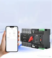 ATS trifazat Comutator panouri fotovoltaice Generator WIFI 125A