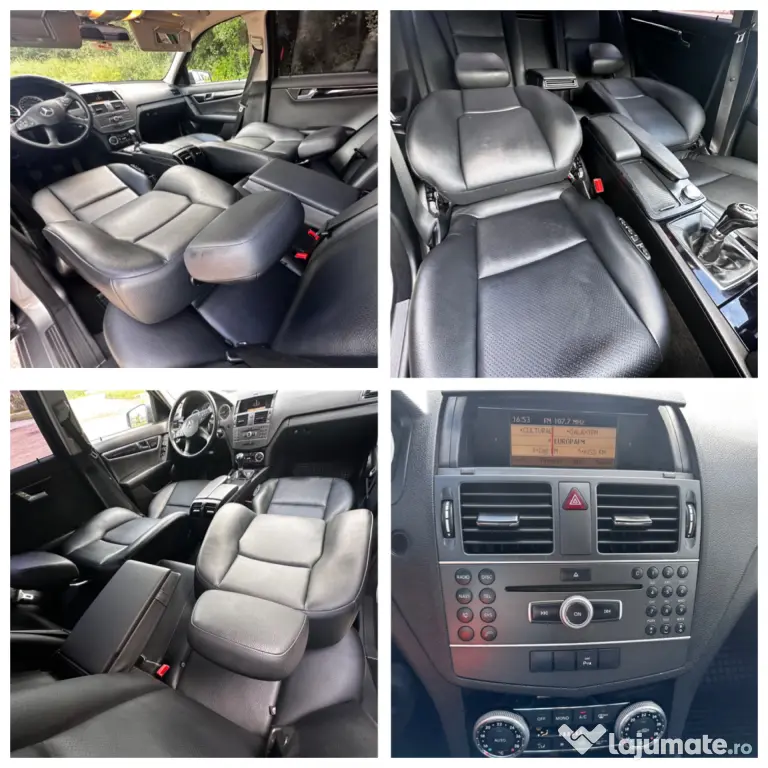 Mercedes-Benz C 200 CDI*2.2 D*navigatie*piele*af.2011*contract+fiscal pe loc
