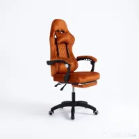 Scaun gaming, Functie masaj USB, Suport picioare,Tapiterie catifea,Perne incluse 