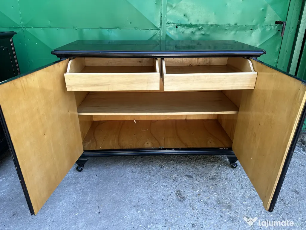 Comoda Vintage cu 2 usi Stil Rococo; Mic Dulap cu sertare si raft; Bufet