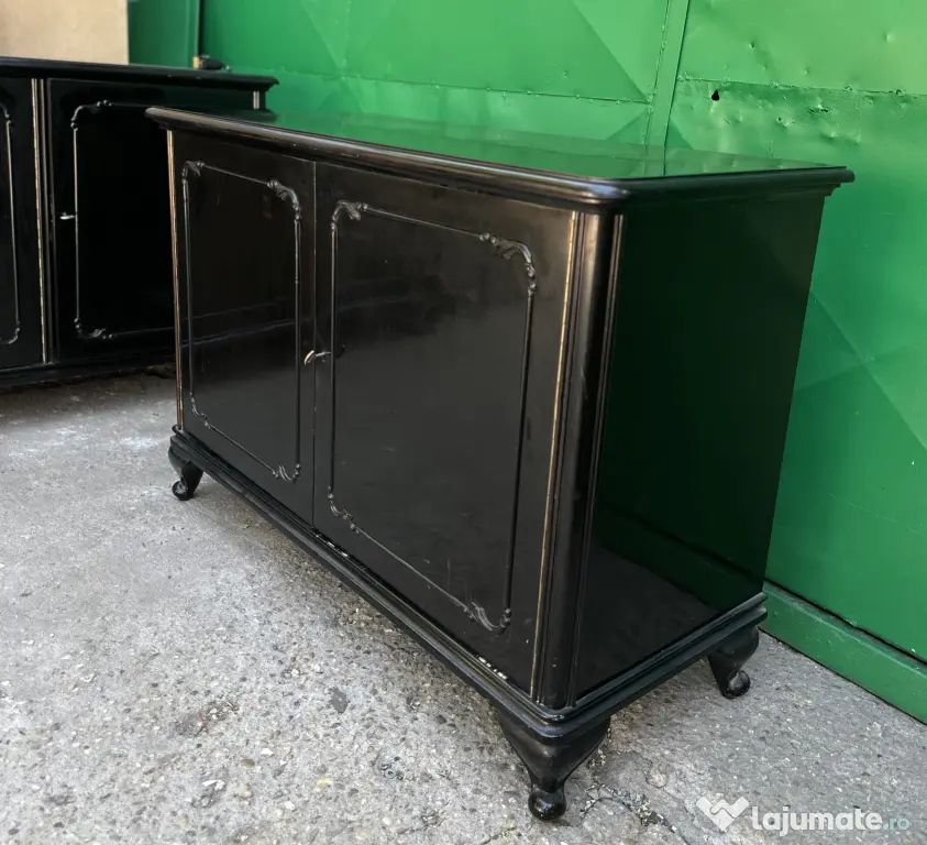 Comoda Vintage cu 2 usi Stil Rococo; Mic Dulap cu sertare si raft; Bufet