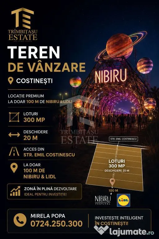 TEREN INTRAVILAN | 300 MP | NIBIRU