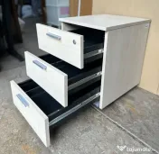 Stoc 100 buc Rollbox Profesional pe rotile cu 3 sertare metalice; Casetiera 