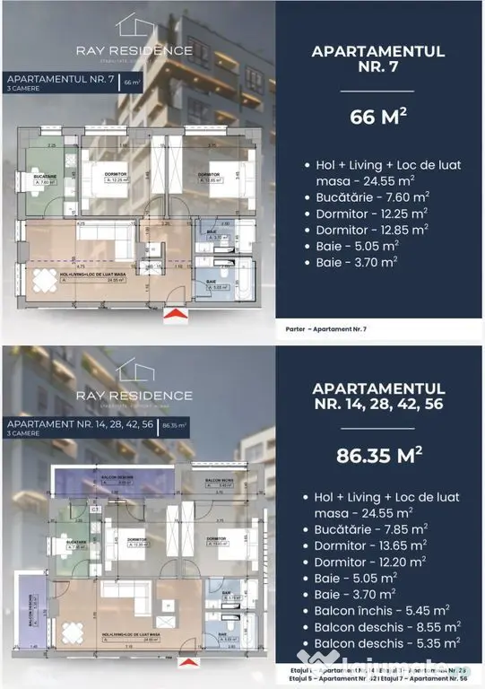 Complex Ray Residence - 3 camere