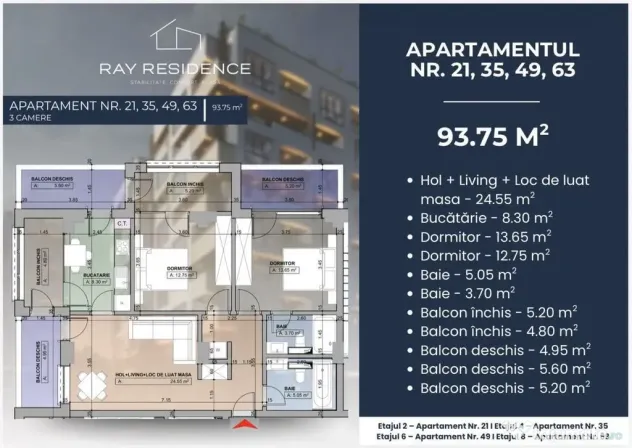 Complex Ray Residence - 3 camere