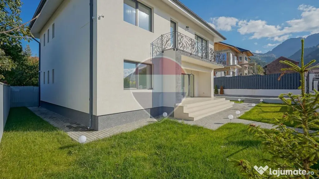 Casă modernă Bunloc, vedere Bucegi, 186 mp, comision 0