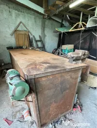 Banc de lucru metalic 260×100 cm – lăcătușerie / atelier