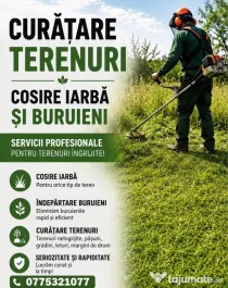 Cosire iarba și buruieni