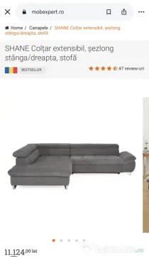 Vând canapea extensibile Mobexpert