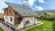 Vila cu arhitectura deosebita, teren 636mp, Cristian, Brasov 