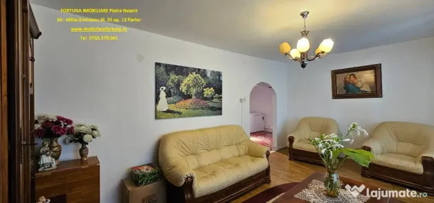 Apartament 3 camere decomandate, etaj 1, Calea Romanului - zona OMV