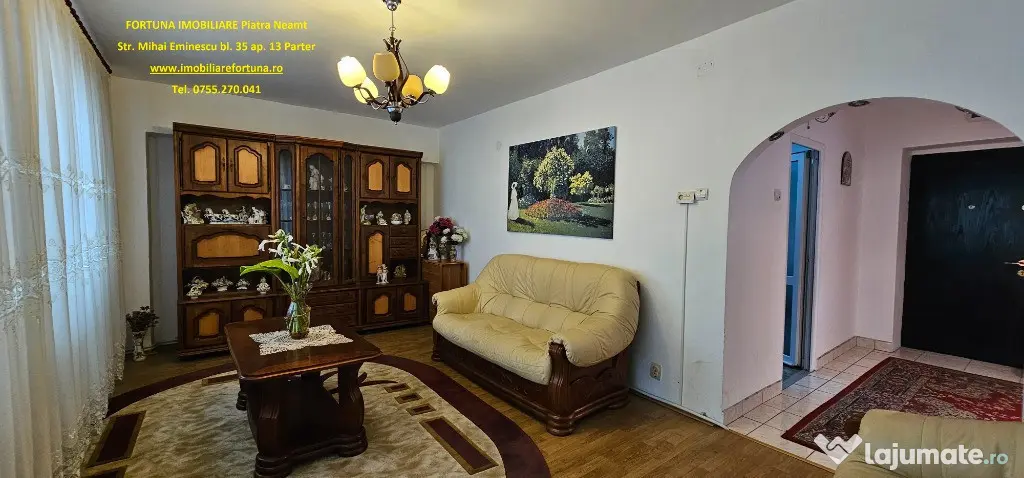 Apartament 3 camere decomandate, etaj 1, Calea Romanului - zona OMV