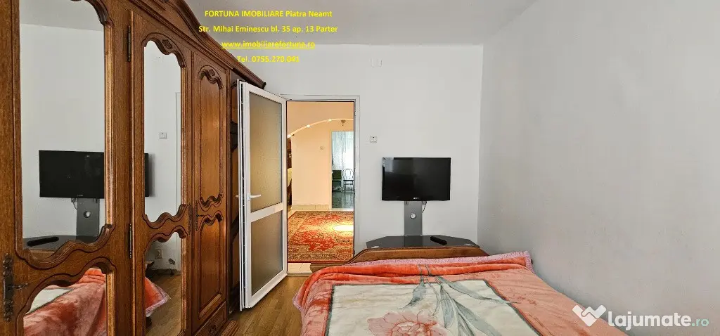 Apartament 3 camere decomandate, etaj 1, Calea Romanului - zona OMV