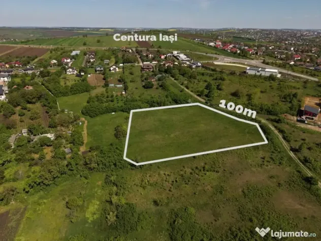 Teren compact intravilan 8000 mp vedere spre Lac, utilit?...