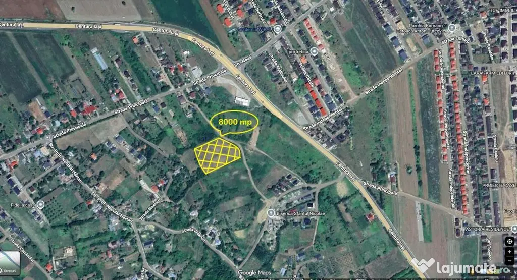 Teren compact intravilan 8000 mp vedere spre Lac, utilit?...
