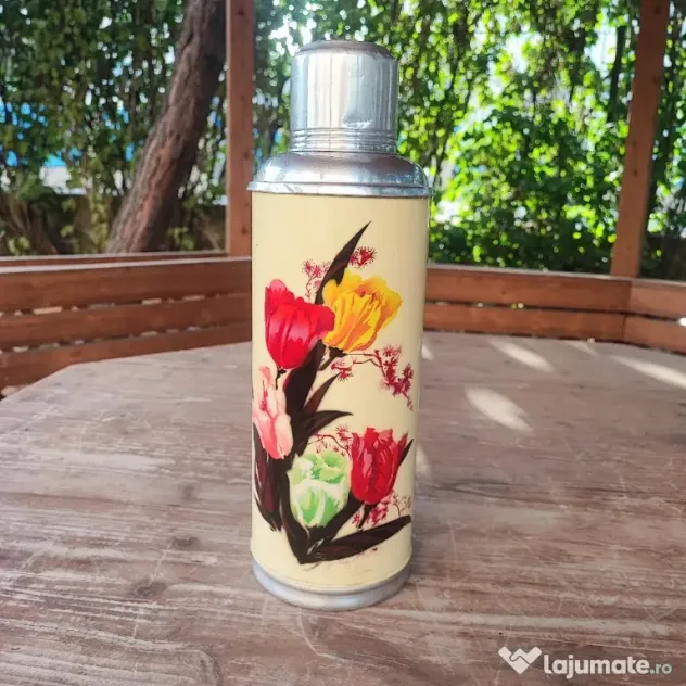 Termos SUNFLOWER vintage de colectie