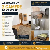 Vand Apartament 2 camere Parter Bulevard Carrefour Botoșani Ideal investiție
