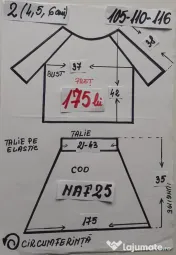 Costum popular pentru copii 3-4-5 ani 
