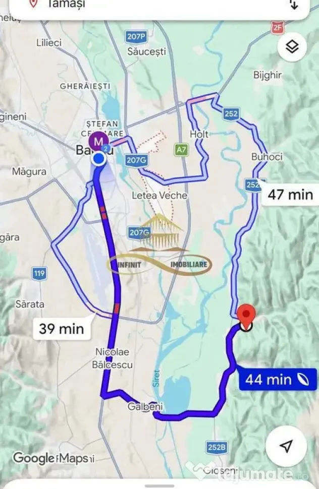 Teren intravilan de vanzare Tamasi Bacau - Tamasi (Bacau)