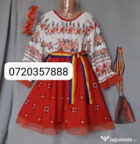 Costum popular pentru copii 6-7-8-9 ani ,225 lei 