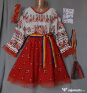 Costum popular pentru copii 6-7-8-9 ani ,225 lei 