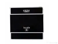 Cântar electronic Iscale S cu afișaj digital, realizat din sticlă și plastic