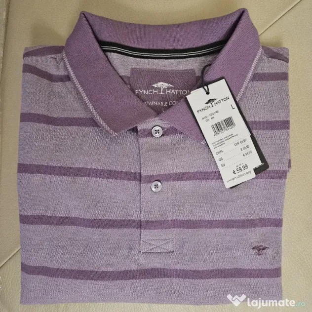 Tricou Fynch-Hatton, Bumbac Eco, Nou