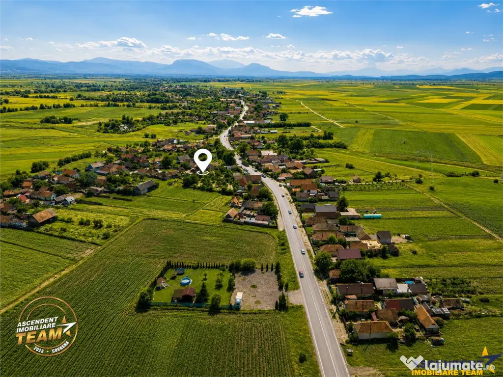 FILM! Casa personalizabila 2.700mp teren,pomi fructiferi,la - Santionlunca (Covasna)