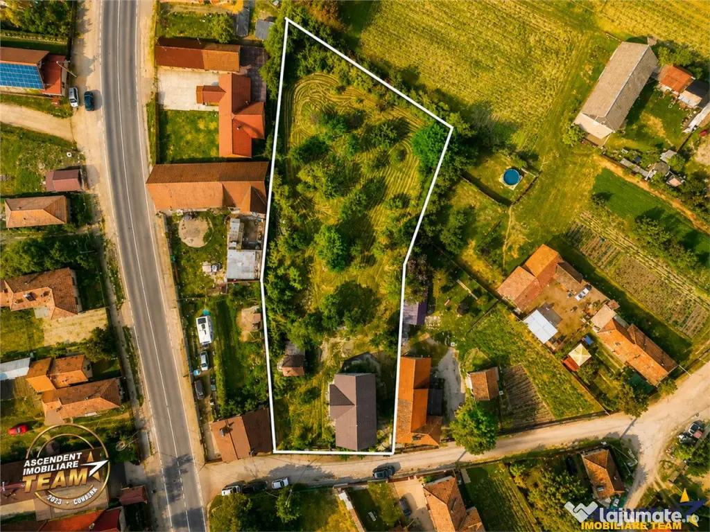 FILM! Casa personalizabila 2.700mp teren,pomi fructiferi,la - Santionlunca (Covasna)