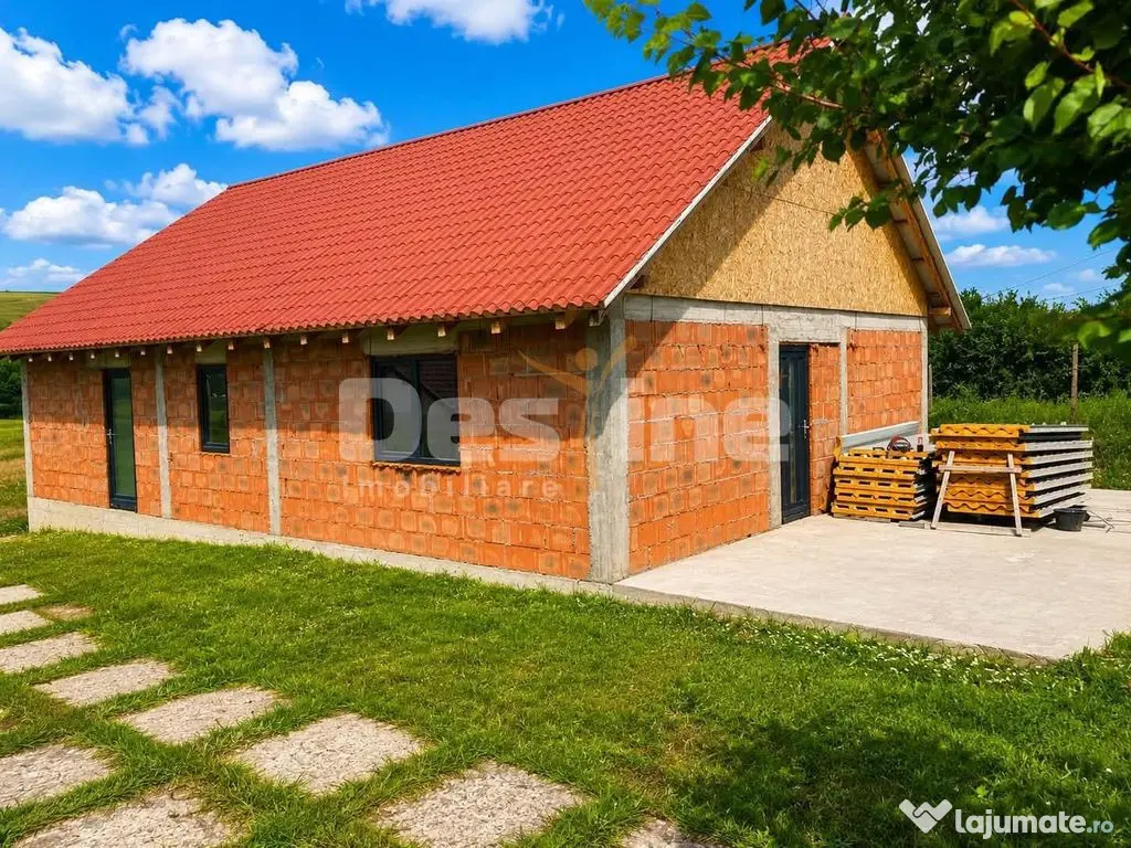 Constructie la rosu si teren 1000 mp, Zapodeni, Vaslui - Zapodeni (Vaslui)