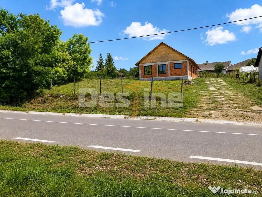 Constructie la rosu si teren 1000 mp, Zapodeni, Vaslui - Zapodeni (Vaslui)
