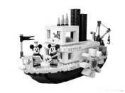 Steamboat Willie, Lego Ideas 21317 - Construit