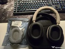 Casti SONY WH-1000XM5, Bluetooth, Over-ear, Microfon, Noise Cancelling