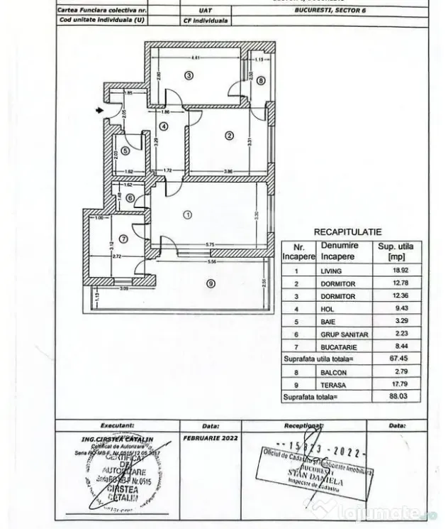 3 Cam | Terasă 18 MP | Et 10/10 | Rotar Park Residence 2 | Comision 0% - Bucuresti (Bucuresti-Ilfov)