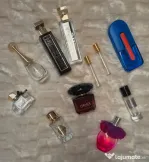 Lot 11 Sticle Goale Parfum Originale – Pentru Colecție / Decor / Artizanat
