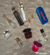 Lot 11 Sticle Goale Parfum Originale – Pentru Colecție / Decor / Artizanat