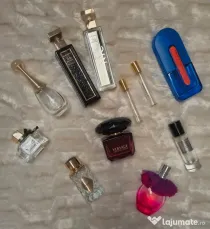 Lot 11 Sticle Goale Parfum Originale – Pentru Colecție / Decor / Artizanat