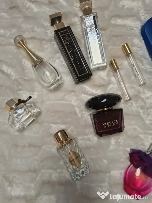 Lot 11 Sticle Goale Parfum Originale – Pentru Colecție / Decor / Artizanat