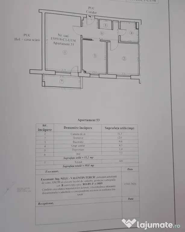 Apartament 2 camere Mozaic