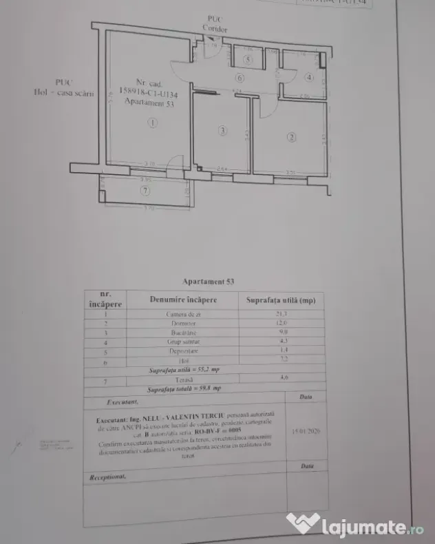 Apartament 2 camere Mozaic