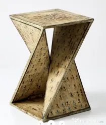Masuta de Cafea din Lemn de Mango Pictat - Design Totem