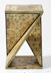 Masuta de Cafea din Lemn de Mango Pictat - Design Totem 